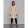 Coat insulated winter female, size 48, beige color