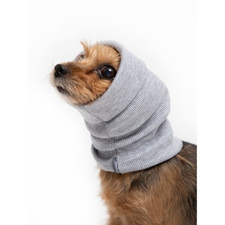Knitwear Capor for a dog, size L (diameter 44-66 cm, length 43 cm), gray-1