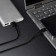 Windigo, MicroUSB - USB, 2 A, charging + data transfer, TPE braid, 1 m, black