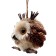 Decorative suspension "Smart owl" 12.5 × 12.5 × 12.5 cm