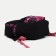 Youth backpack from textiles, 4 pockets, black/pink color