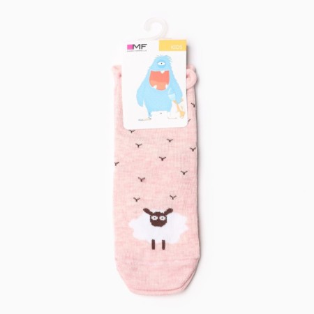Nosk children's sheep, color pink melange, size 12-2