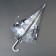 Umbrella children's "Raccoon" semi -automatic transparent, d = 90cm