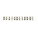 The terminal block of screw, 12 sections, 4-10 mm², 20 A, polyethylene, white, set of 10 pcs.