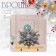New Year! Brooch "Snowflake" fluffy, mini, white color in silver