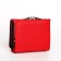 Women's wallet on the button, red color