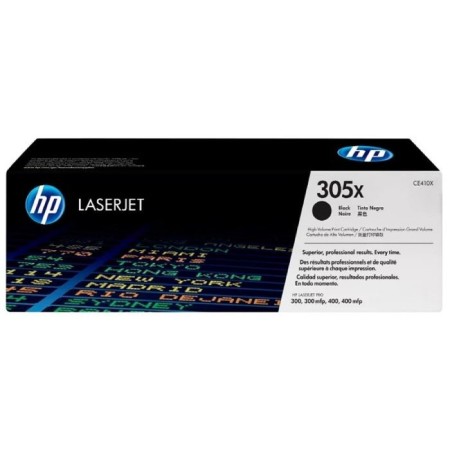 Toner Cartridge HP No. 305X CE410X Black for HP LJP 300/400 (4000 Str.)