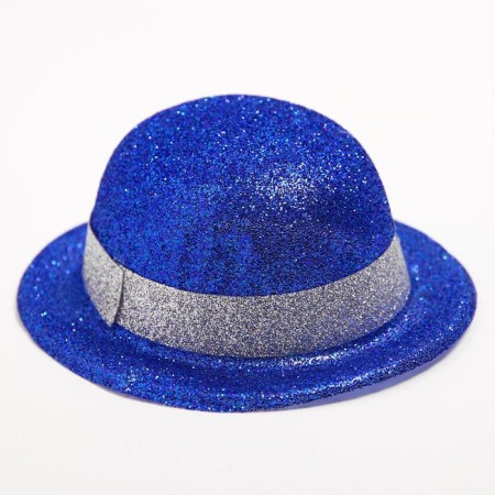 Oval carnival hat, elastic band, Mix colors-3