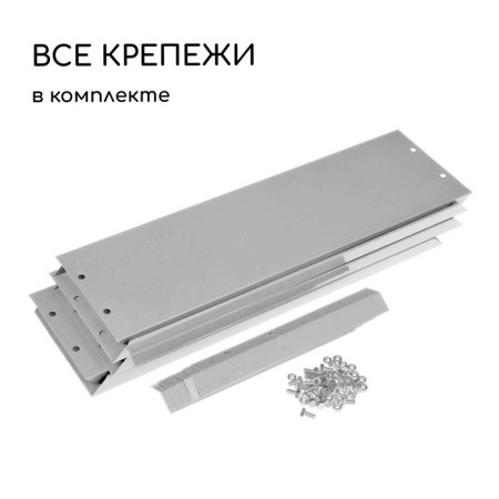 Galvanized flowerbed, d = 100 cm, h = 15 cm, Greengo-4