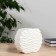 VAZA Ceramics Table "Ivi" 18 cm, white