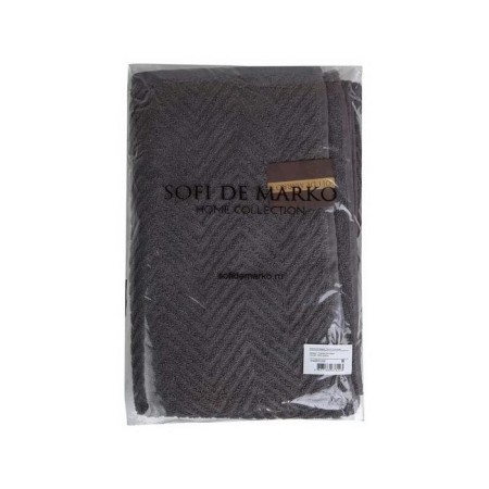 Terry towel Sofi de Marko Victoria, 550 gr, size 70x140 cm, color anthracite-1