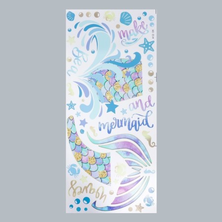 Stick plastic interior color "Tail of the Mermaid" 40x90 cm-1