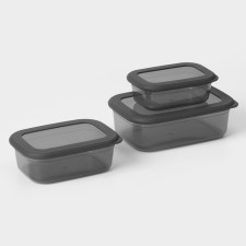 A set of food containers 