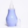 Children's nasal aspirator, with a cap, purple color