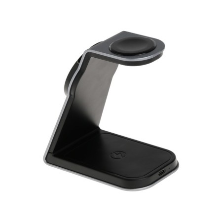 Wireless charger T3, 3 in 1, 15 W + 5 W + 5 W, MAGSAFE, silver-6