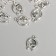 Decor for creativity Metal "Snowstock with God's cow" silver 1.2x1.1 cm