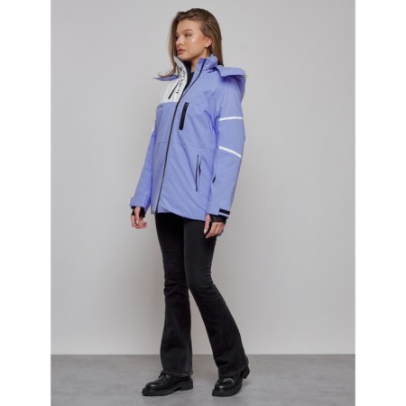Ski jacket female, size 48, lilac color-13
