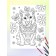 Coloring "Posters for the interior. Kittens and puppies "