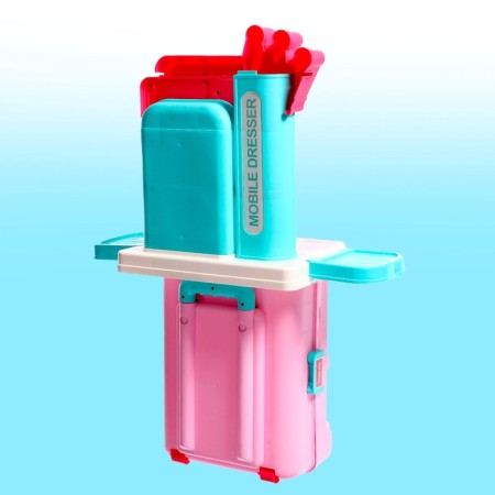 Game set "Fashionista" in a suitcase, with accessories-6