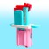 Game set "Fashionista" in a suitcase, with accessories