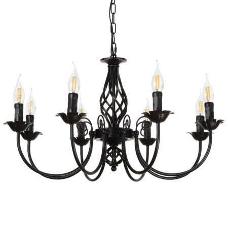 Chandelier 2732/8 E14 40W Black 70x70x38-68 cm Bayerlux