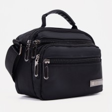 Male bag, black color