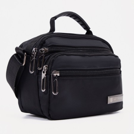 Male bag, black color
