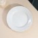 Set of plates Rococo, 6 pcs: d = 19 cm, white color, porcelain