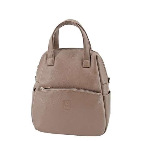 B2744 Bag-rugzak, lightning department, dark beige color 27x18x10cm