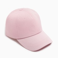 Feminine cap monophonic minku color light pink, river 58