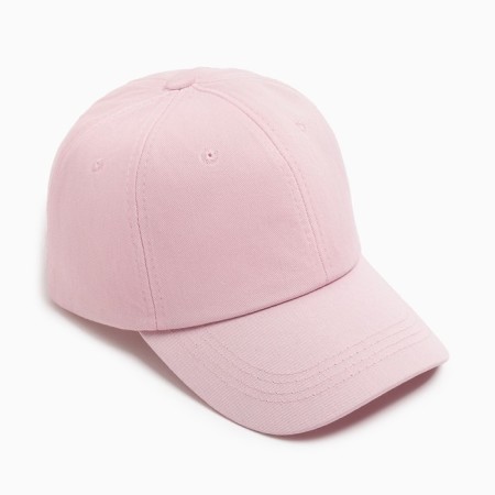 Feminine cap monophonic minku color light pink, river 58