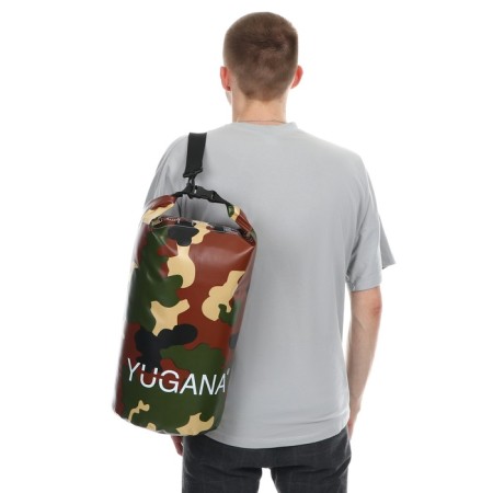 Yugana hairshome, PVC, waterproof 15 liters, one belt, khaki-12