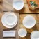 Dining Luminarc Diwali Service, 19 items, D = 25/20/21/19 cm, glass -ceramic, white