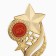 The Cup "Best of all", award figure, gold, plastic, 8.1 x 16.4 cm.