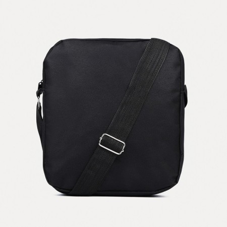 Set of a youth backpack on lightning from textiles with USB, bag, cosmetic bag, black color-8