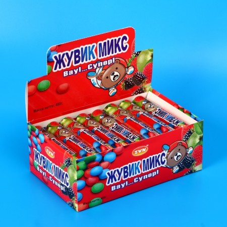 Drage "Zhuvik Mix", lemon, strawberries, blueberries 20 g