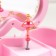 Musical pink box with a princess 19x16x6 cm