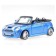 Машинка Bburago Mini Cooper S Cabriolet, Die-Cast, 1:32, цвет синий с принтом