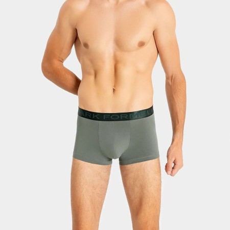 Set of men's panties boxers (2 pcs), gray color, size 46 (s)-1