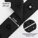 Body fastener, d = 8 mm, 1.8 × 7 cm, 20 pcs, black color