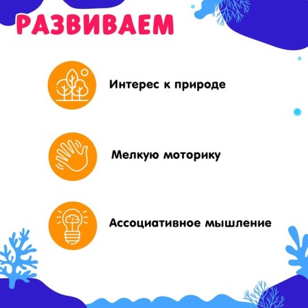 Developing set with “water animals” cards, according to the method of Doman-2