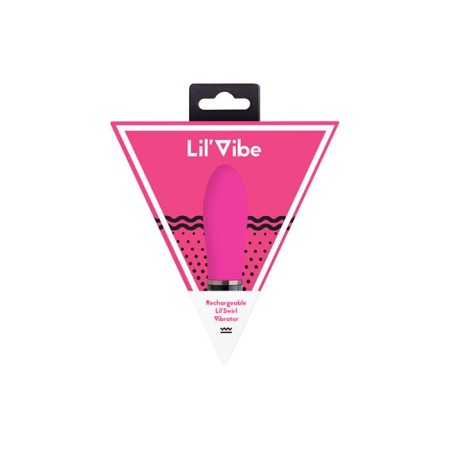 Lil’Vibe vibrator, pink color, 10 cm-4