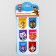 Magnetic bookmarks "Puppy Patrol", Paw Patrol, 6 pcs.