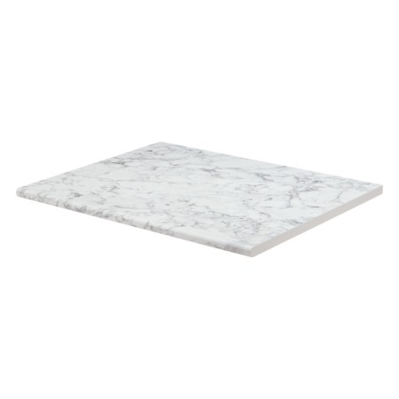 Kitchen tabletop, 800x600x26, white marble