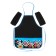 Apron for labor + sleevens, 535 x 445 mm, Hatber "Smeshariki" 2 pockets, black/blue nfn_34101