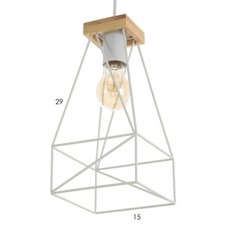 Lamp Bayerlux "Jenaz" E27 40W white 15x15x32-130 cm-4
