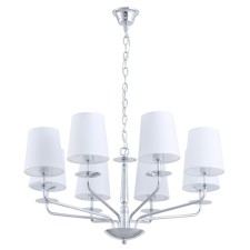 Stefano 8x40W e14 chandelier chrome