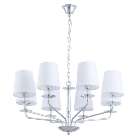 Stefano 8x40W e14 chandelier chrome
