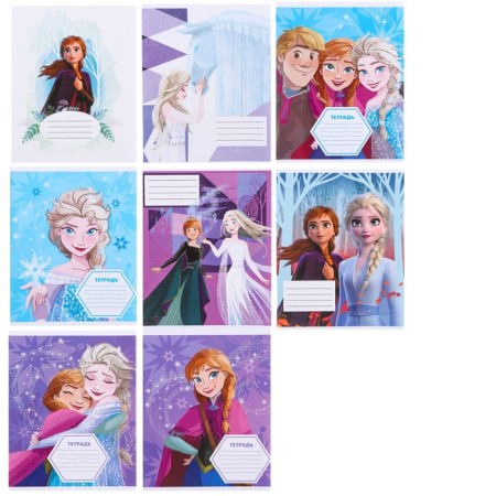 A set of first grader in the folder, cold heart, 30 objects-46