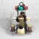 Curlery stand "Tenderness", silver color